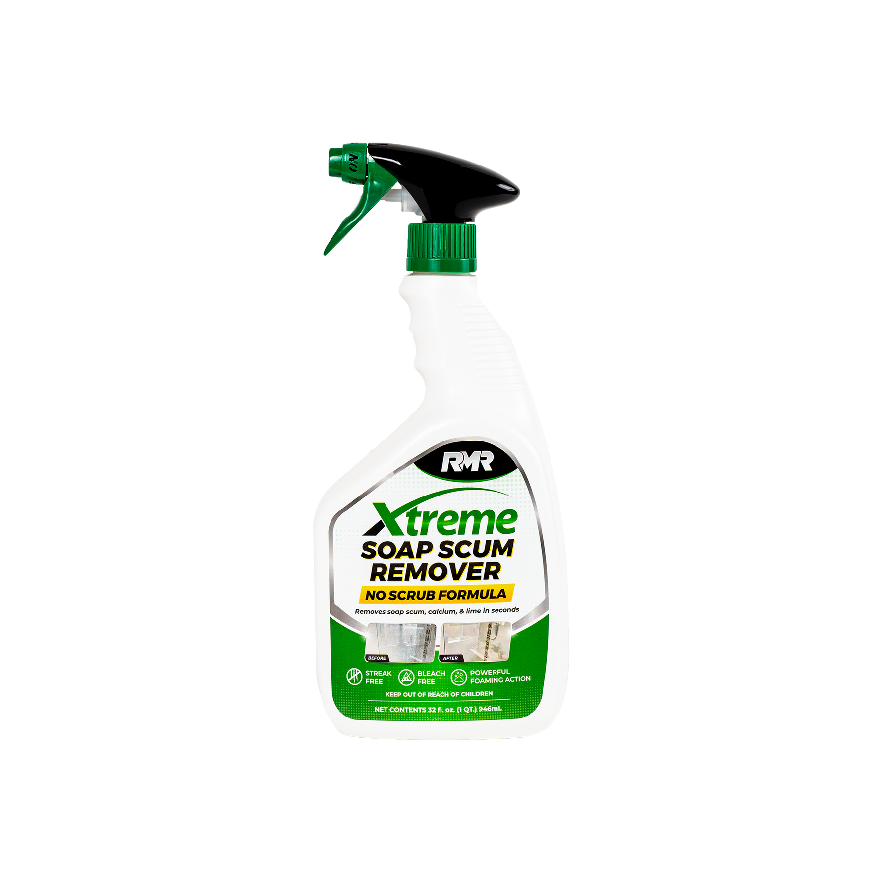 RMR Xtreme Soap Scum Remover, FastActing, NoScrub Bathroom Cleaner RMR Solutions, LLC
