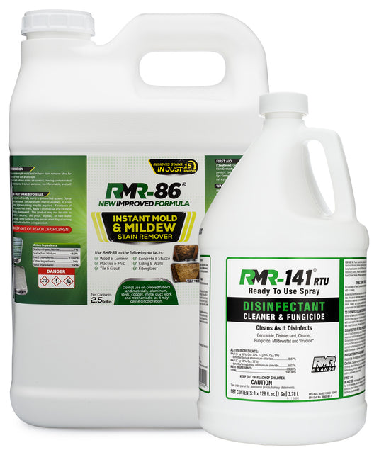 Mold Kill, Clean and Prevent Starter Bundle | 2.5 & 1 Gallon